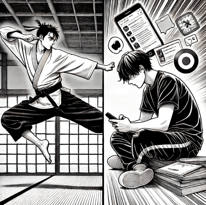 Dans un monde saturé de distractions, les arts martiaux offrent une opportunité unique de cultiver l’attention. Ce texte explore l’importance de la concentration sur le tatami, les risques liés au manque d’attention, et les bénéfices du "ici et maintenant" pour développer des compétences martiales et personnelles.