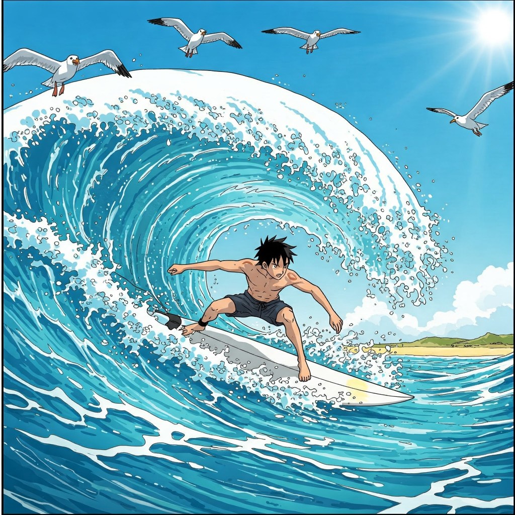 Dans cette réflexion, Pank explore l'idée que la vie est dénuée de sens inhérent et la compare au surf. Il souligne l'importance de trouver un équilibre entre les hauts et les bas, d'accepter les défis et de profiter des moments de grâce, tout en reconnaissant la nature imprévisible de l'existence.