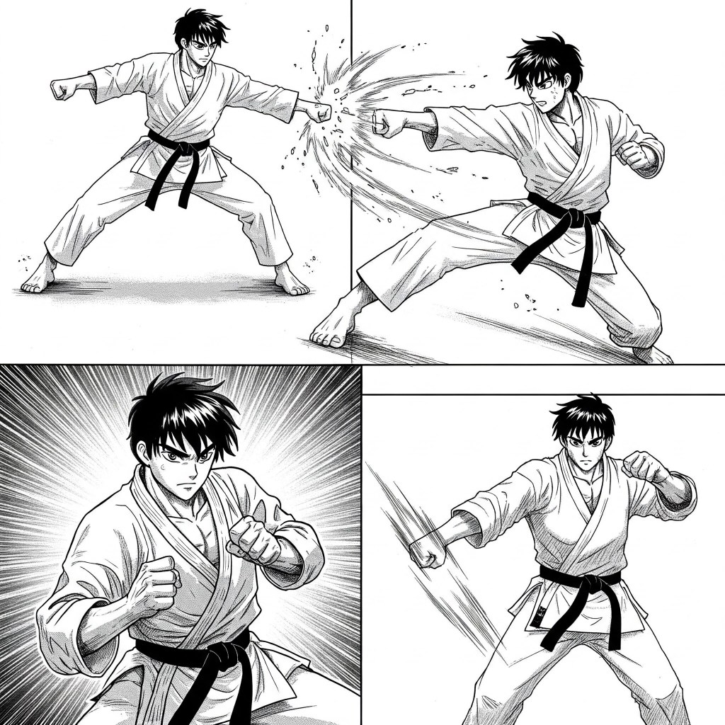 L'auteur partage ses réflexions sur l'évolution du karaté à travers l'expérience de sensei qui cherchent à dépasser les formes traditionnelles pour atteindre l'essence du combat. Ils étudient et adaptent les techniques pour une efficacité accrue, à l'image d'une "non-forme" personnelle et universelle.