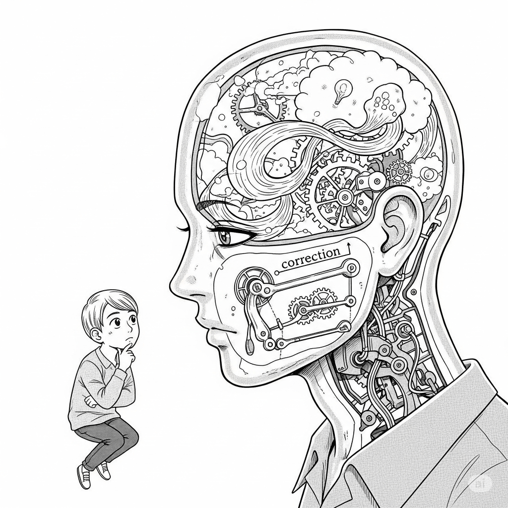 L'auteur explore le concept de "méta-cognition", inspiré par les approches de la PNL de Grinder et Bandler. Il explique l'importance de prendre de la distance avec ses propres processus internes (pensées, émotions, sensations) pour observer ses automatismes. Cette observation permet de tirer des informations précieuses sur soi-même, même des schémas autodestructeurs, et d'ouvrir la voie à des modifications comportementales créatives, à l'image des stratégies utilisées en thérapie cognitivo-comportementale (TCC).